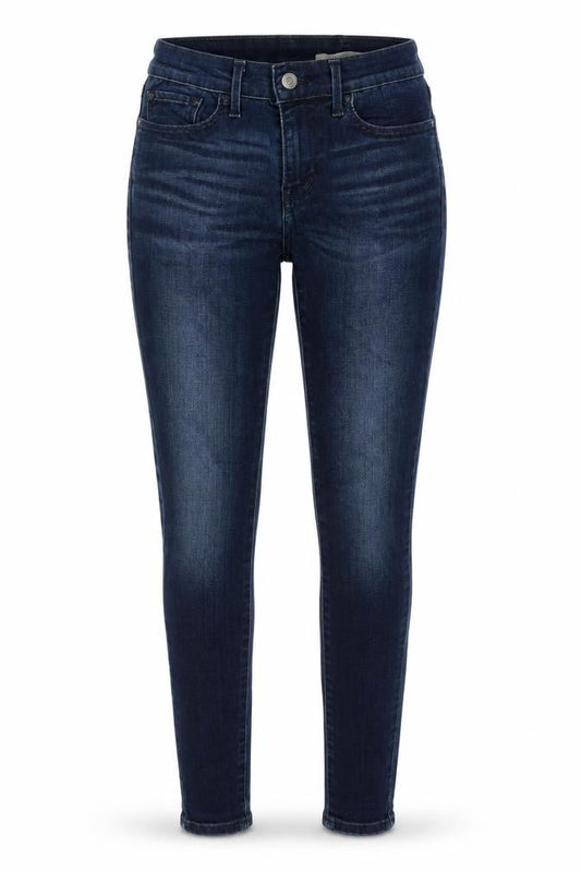 Levi's Women's Blue Skinny Jeans Size 4 Mid Rise Stretch Denim