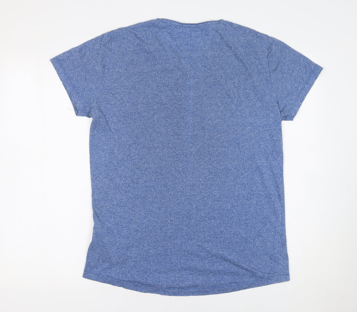 Tommy Hilfiger Men’s Blue Cotton Jersey Crew Neck T-Shirt Size L
