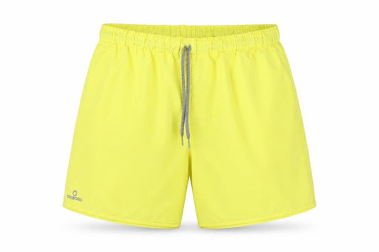 Tribord Men’s Yellow Athletic Beach Shorts Size M Polyester Quick Dry