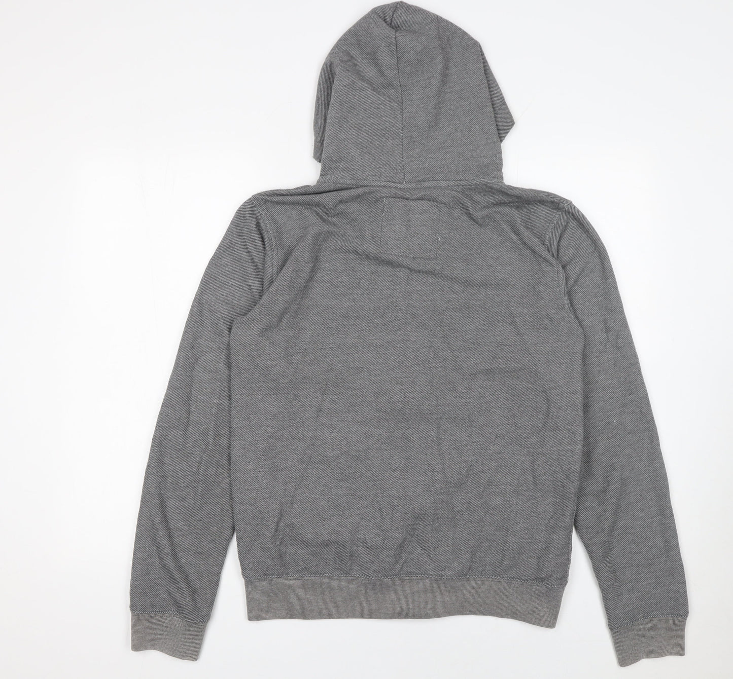 Cotton On Men's Grey Full Zip Hoodie Size S Fleece Casual Sportswear
