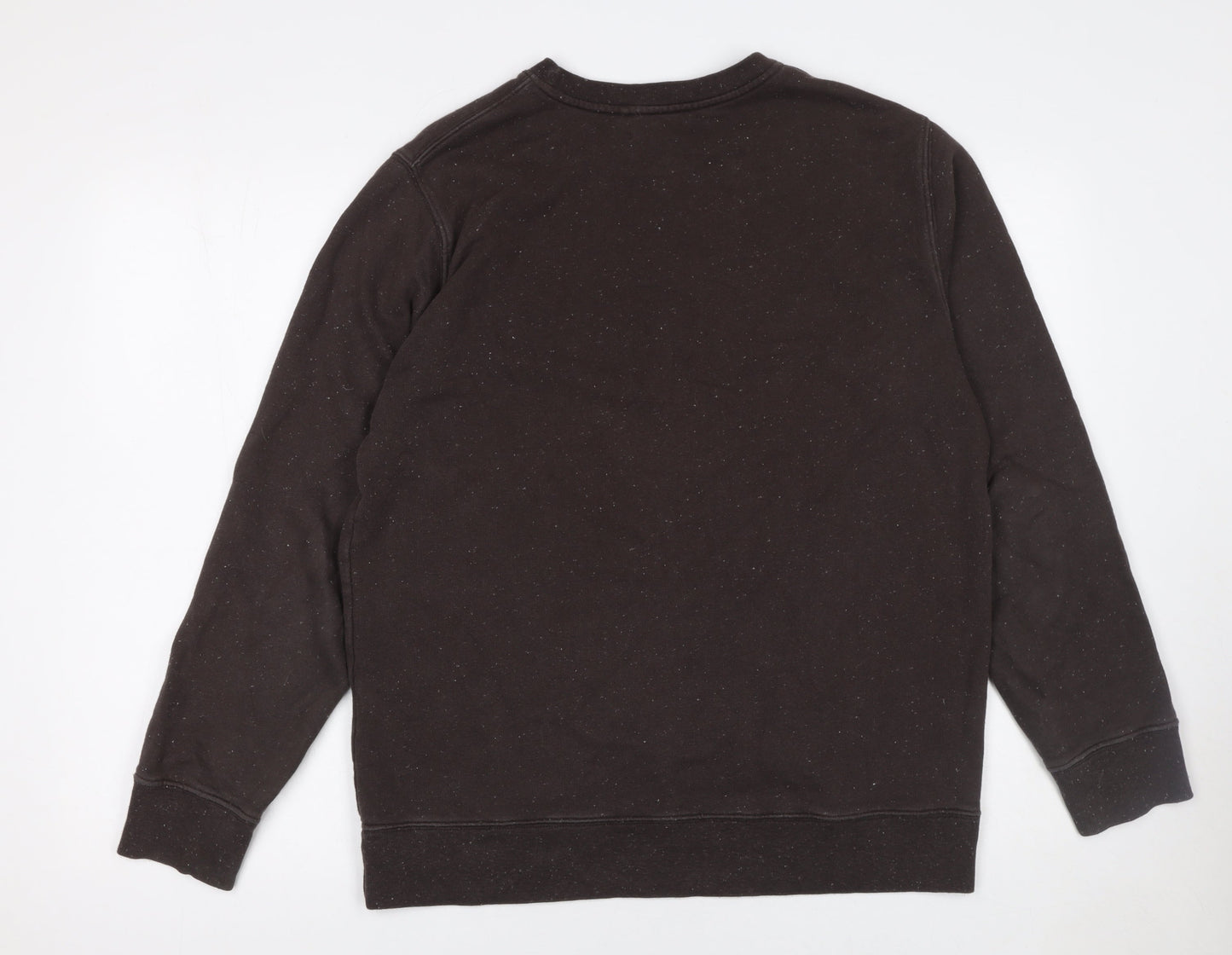 TWOTHIRDS Men's Black Medium Crew Neck Pullover Sweatshirt
