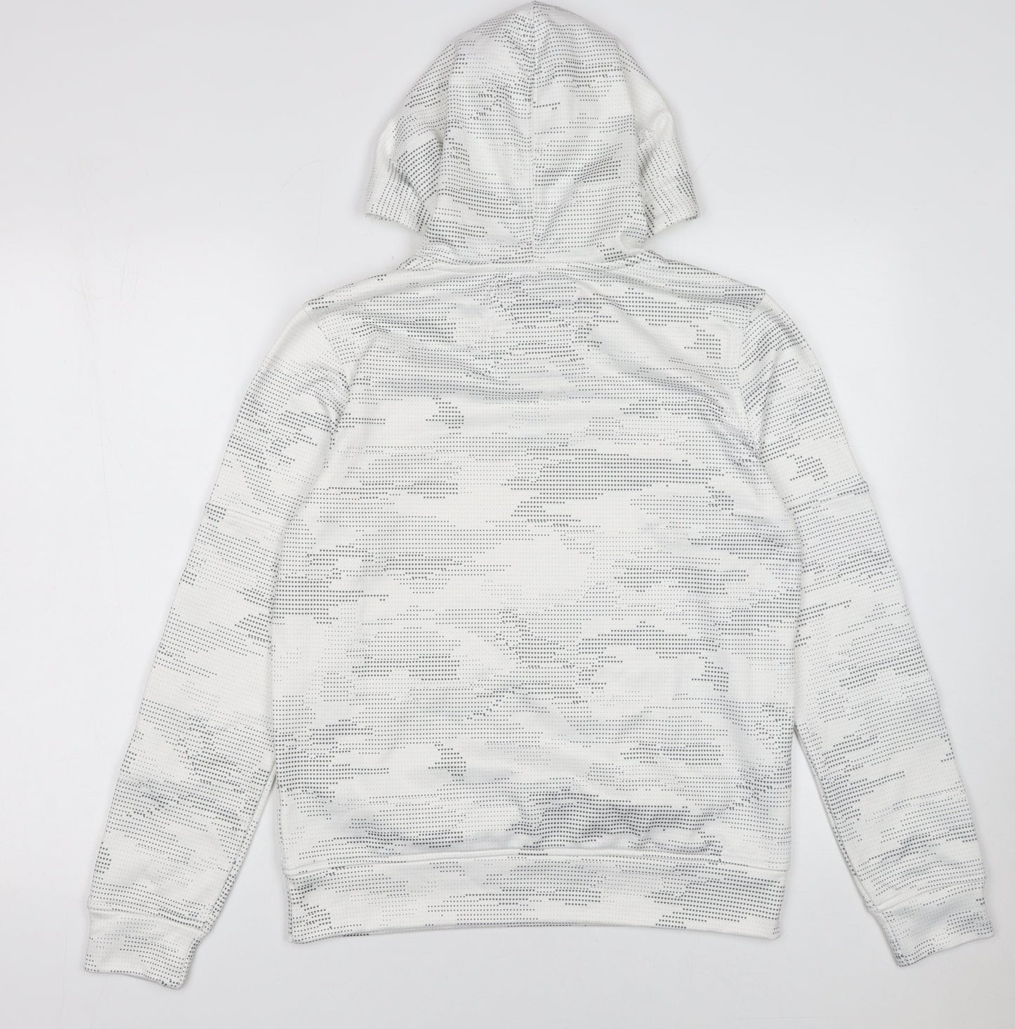 Abercrombie Boys White Camouflage Pullover Hoodie Size 13-14 Years