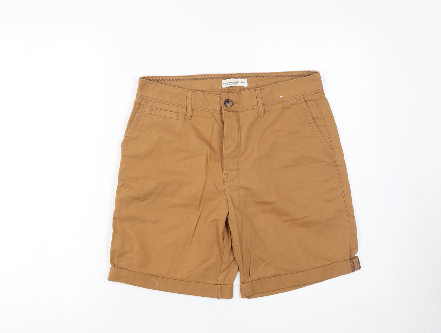 Cedar Wood State Men's Brown Chino Shorts Size 30 Regular