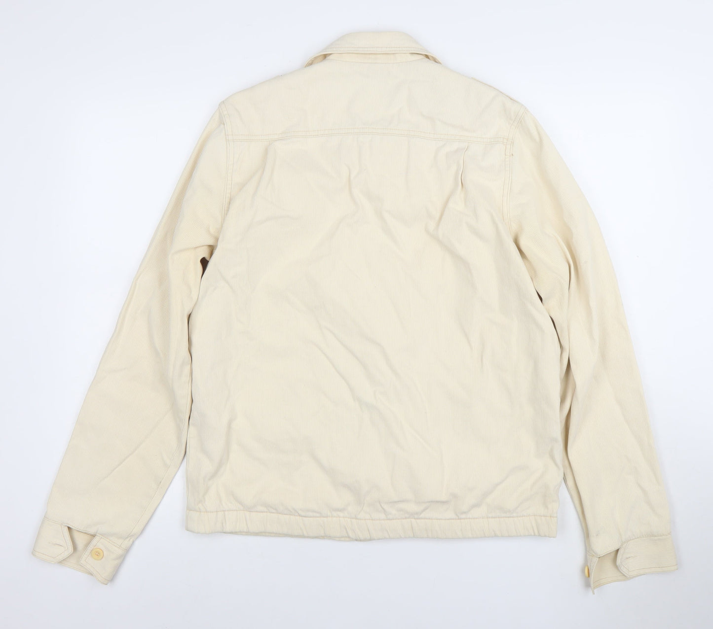 Sullivan Men's Beige Cotton Button Jacket Size M Classic Spring Style