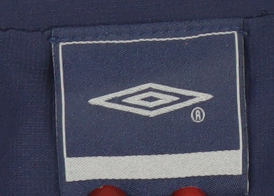 Umbro Boys Blue Full Zip Track Jacket Size 13 Years Sports Football Coat