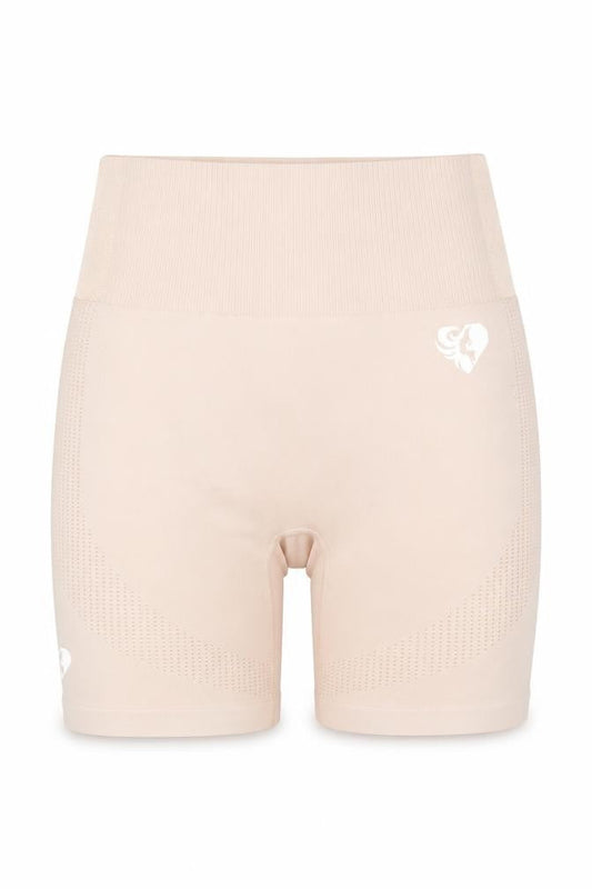 Women's Best Beige Women's Small Compression Activewear Shorts