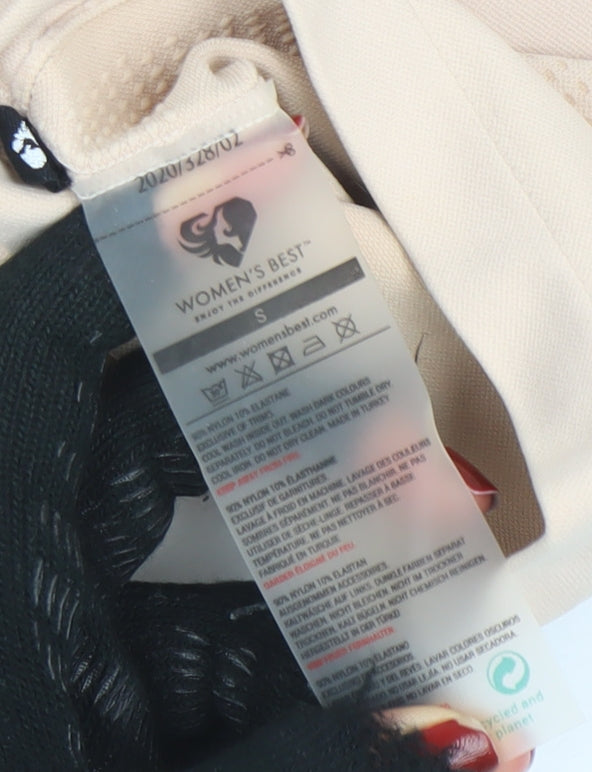 Women's Best Beige Women's Small Compression Activewear Shorts