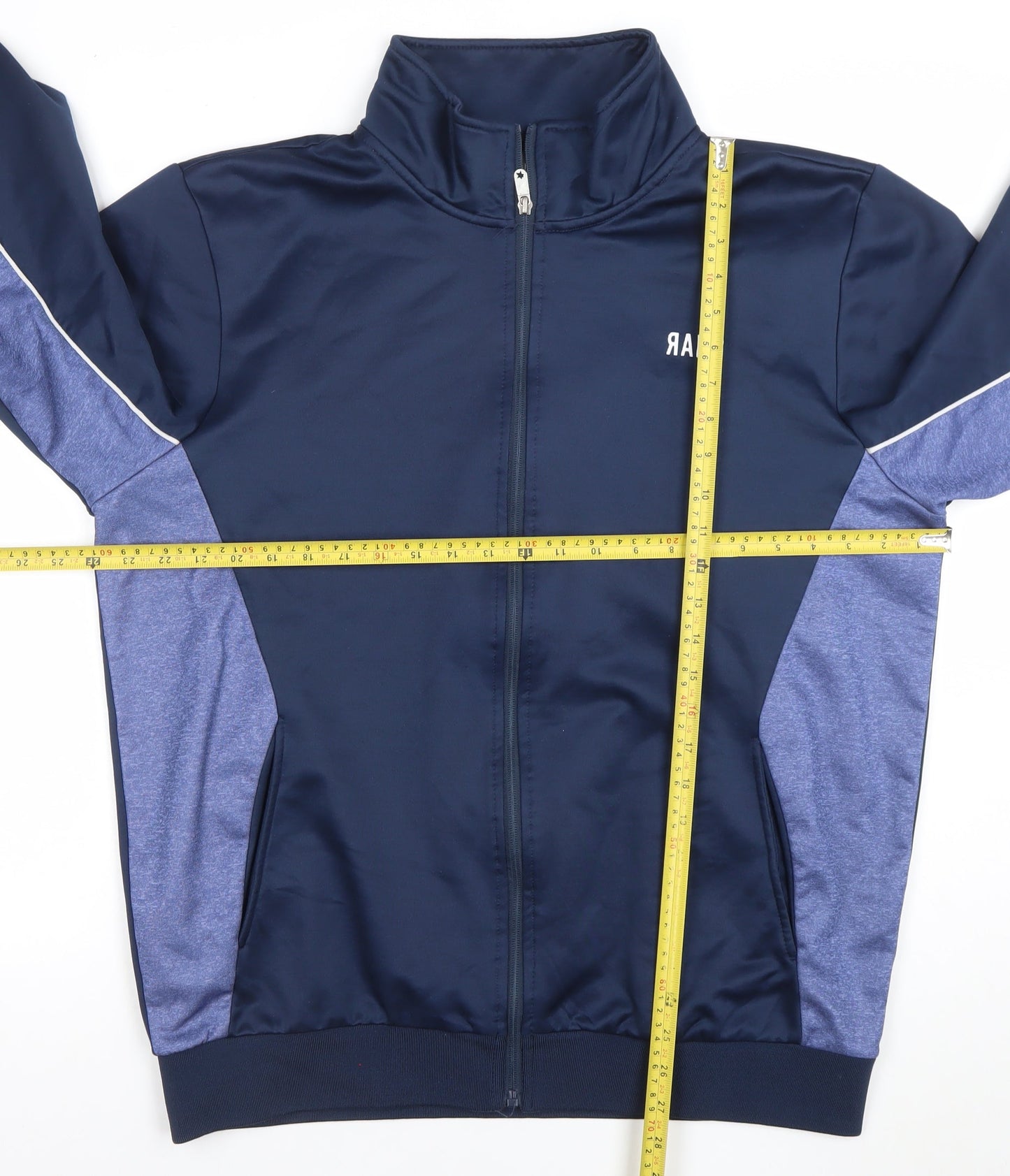 RANG Mens Blue 2XL Full Zip Sports Sweatshirt Lightweight Jacket