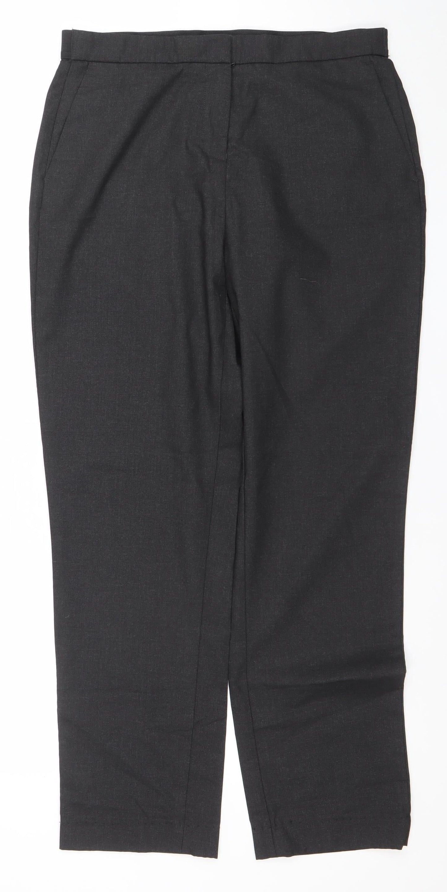Brook Taverner Women’s Black Classic Straight Leg Dress Pants Size 14