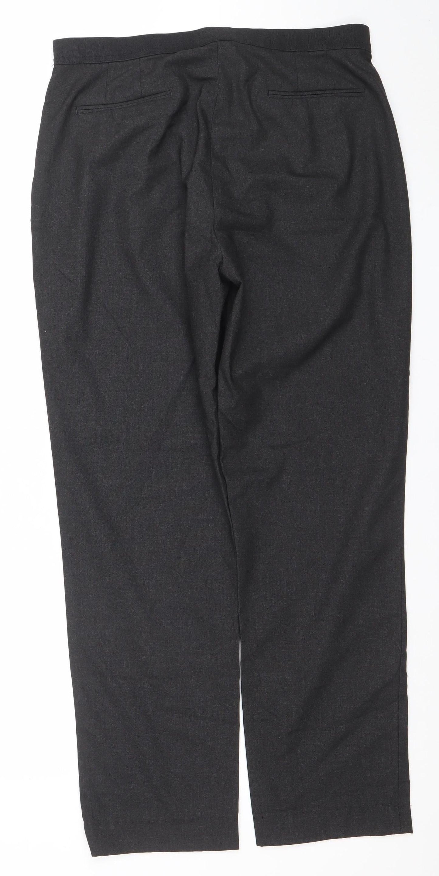 Brook Taverner Women’s Black Classic Straight Leg Dress Pants Size 14