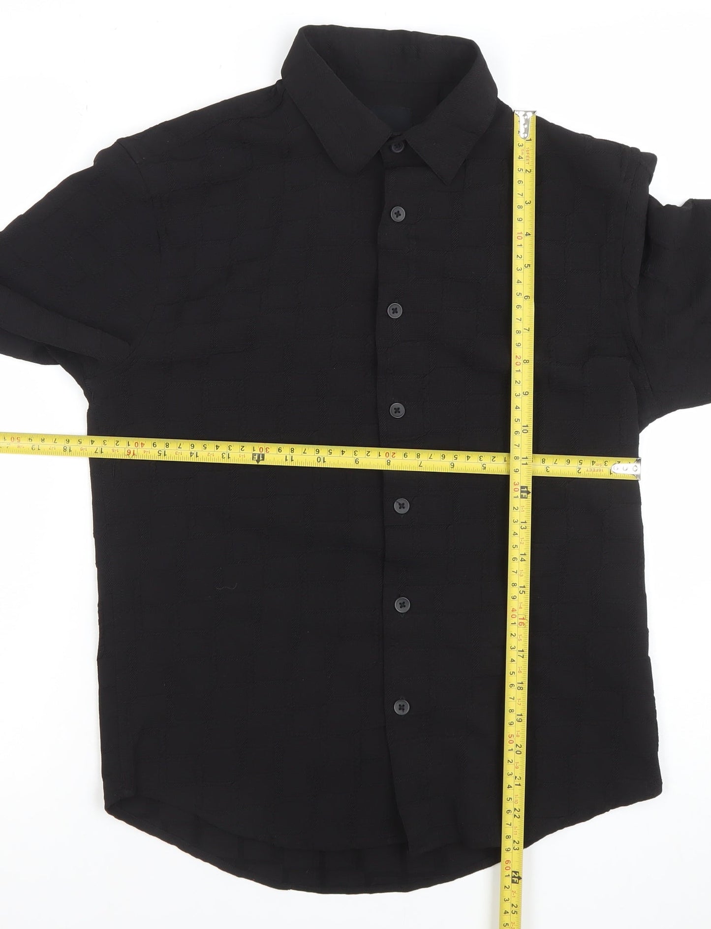 NYTRO Women's Black Cotton Long Sleeve Button-Up Shirt Size S