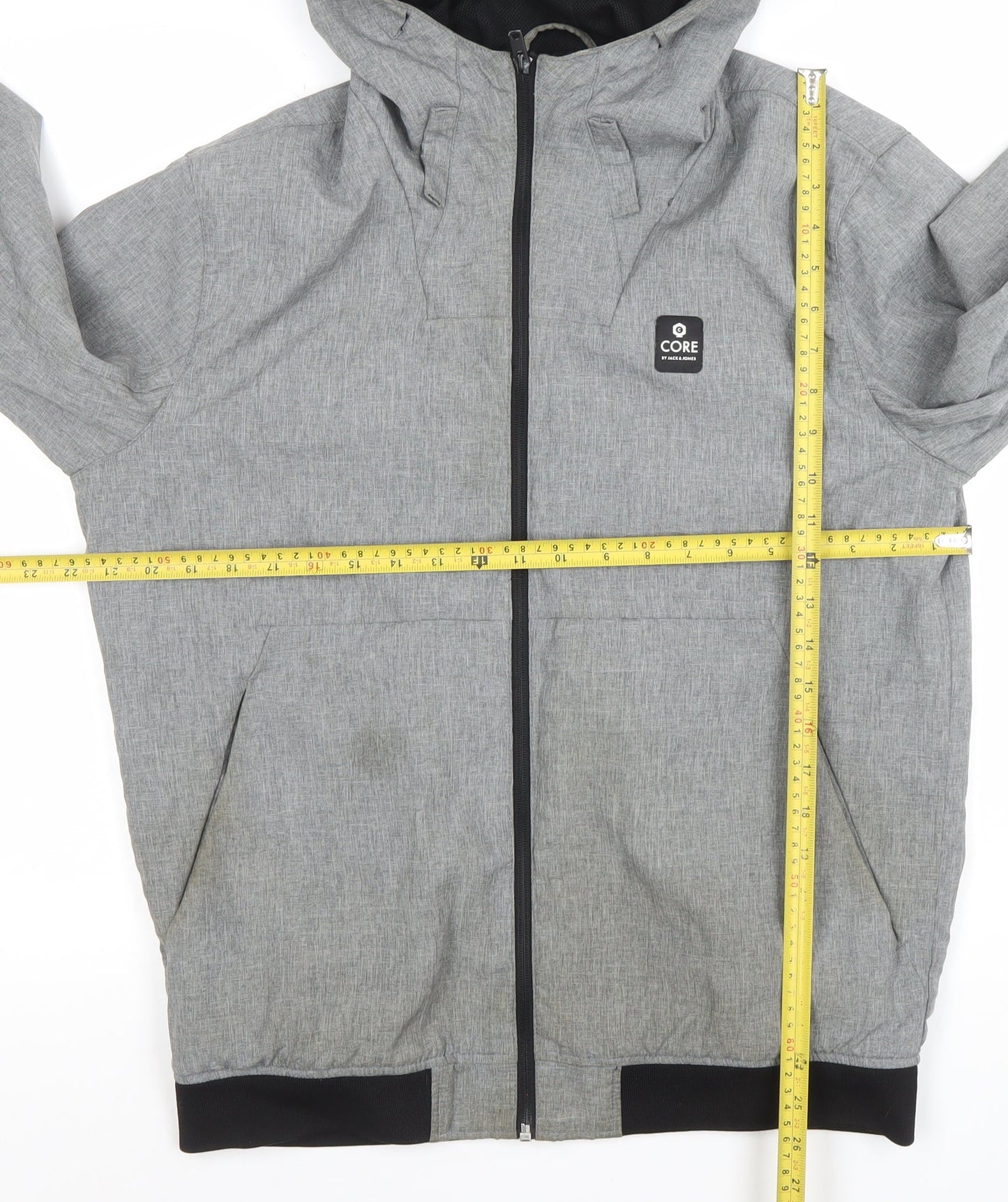 Jack & Jones CORE Men's Grey Windbreaker Jacket Size L