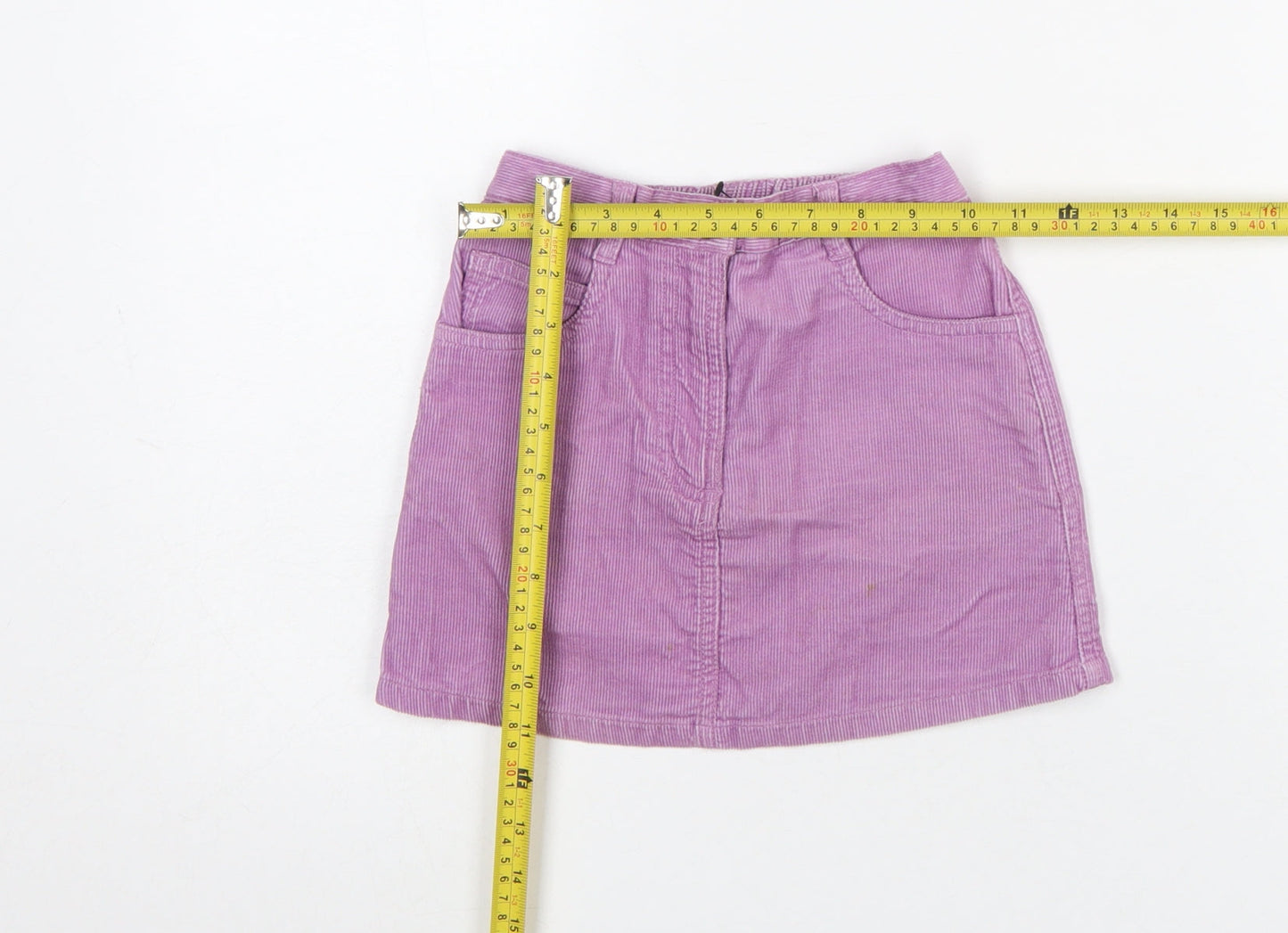 Mothercare Girls Purple Corduroy A-Line Skirt 3-4 Years
