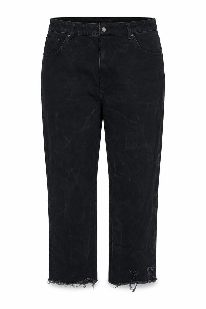 Topshop Curve Black Straight Leg Stretch Jeans UK 22 Womens Plus