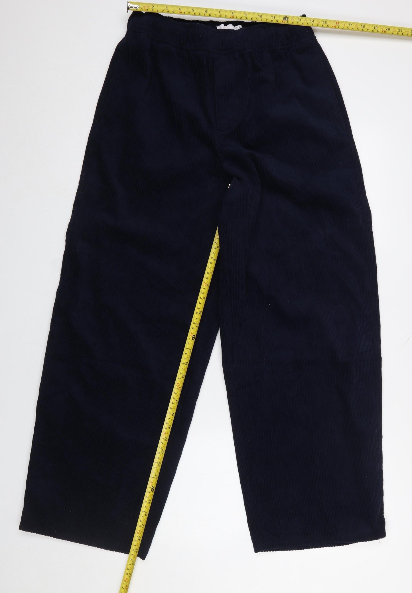 Topman Men’s Blue Corduroy Regular Fit Trousers W30 L32