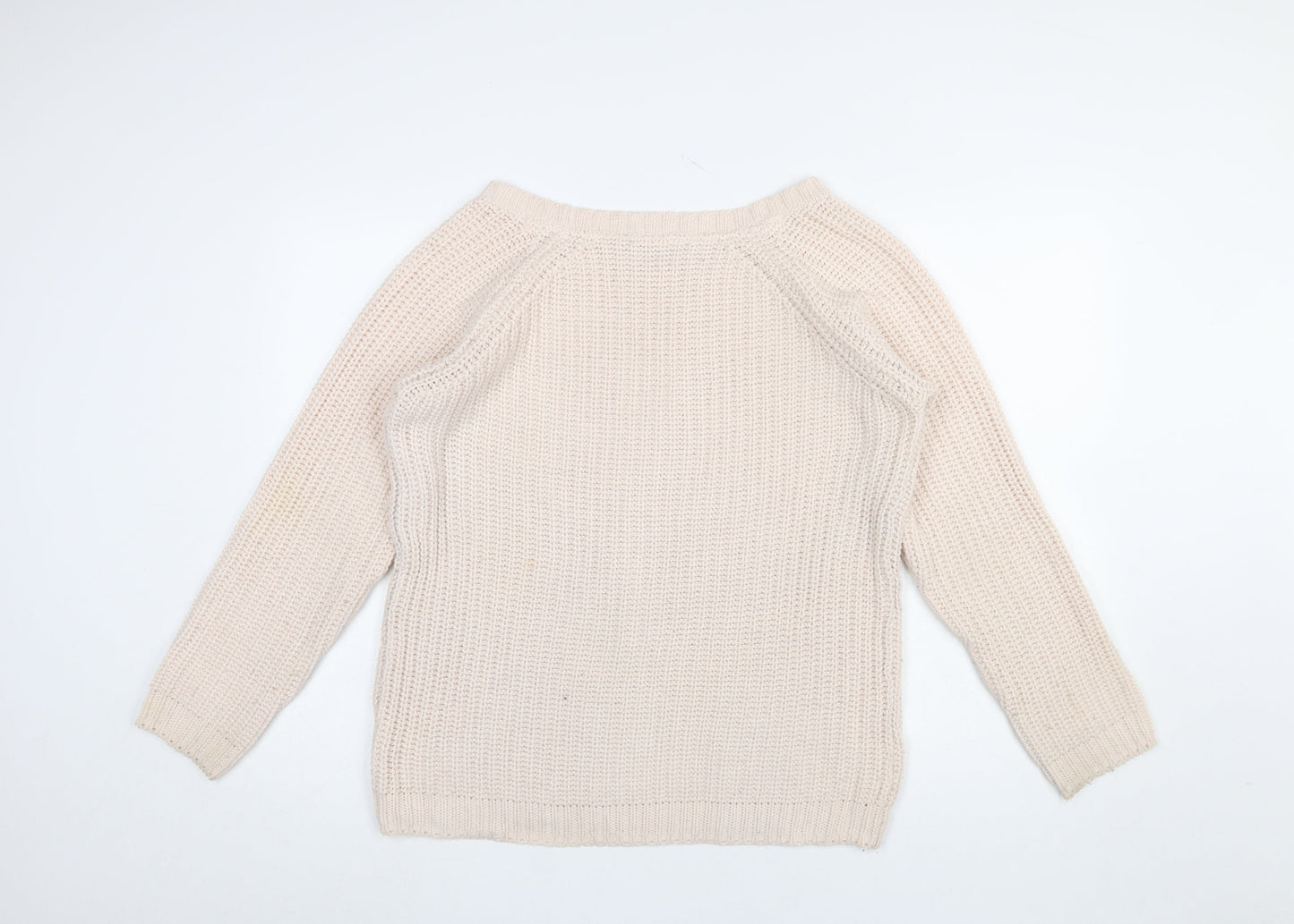 Colours of the World Women’s Beige Cotton Knit Jumper L