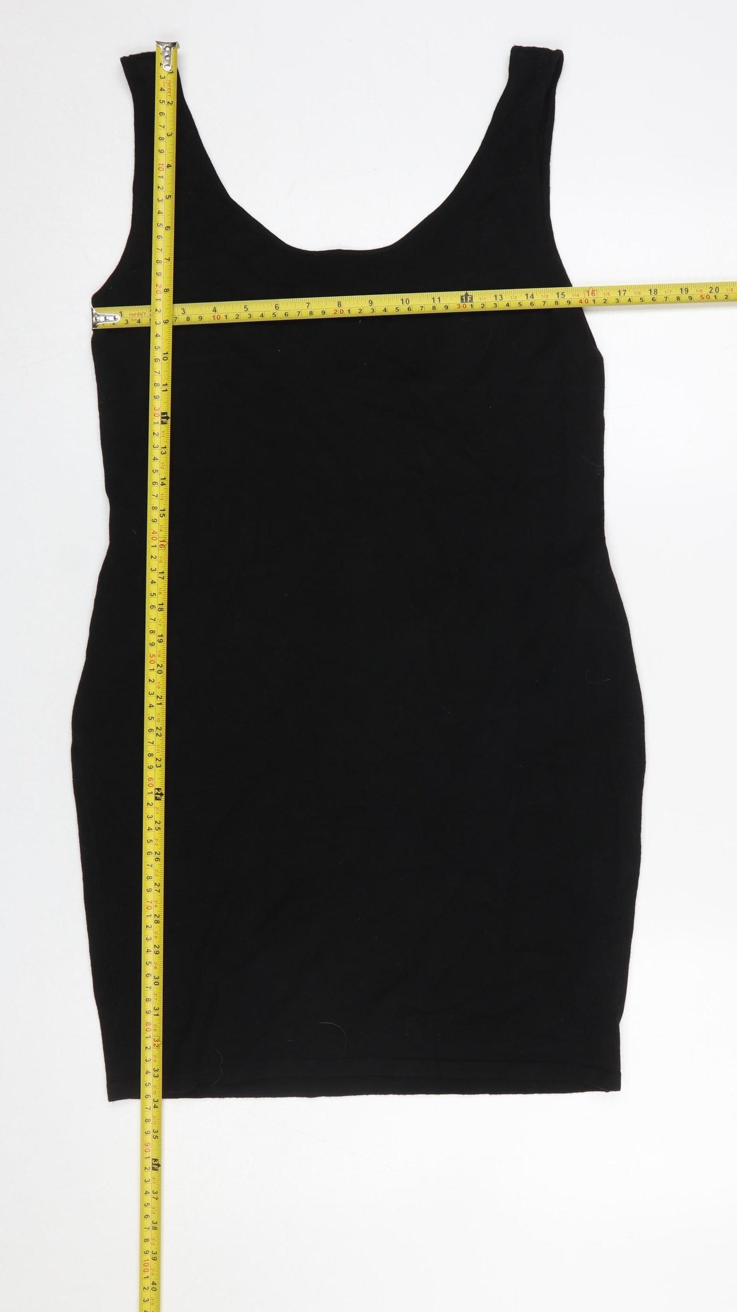 Phase Eight Women’s Black Sleeveless Bodycon Dress Size 14