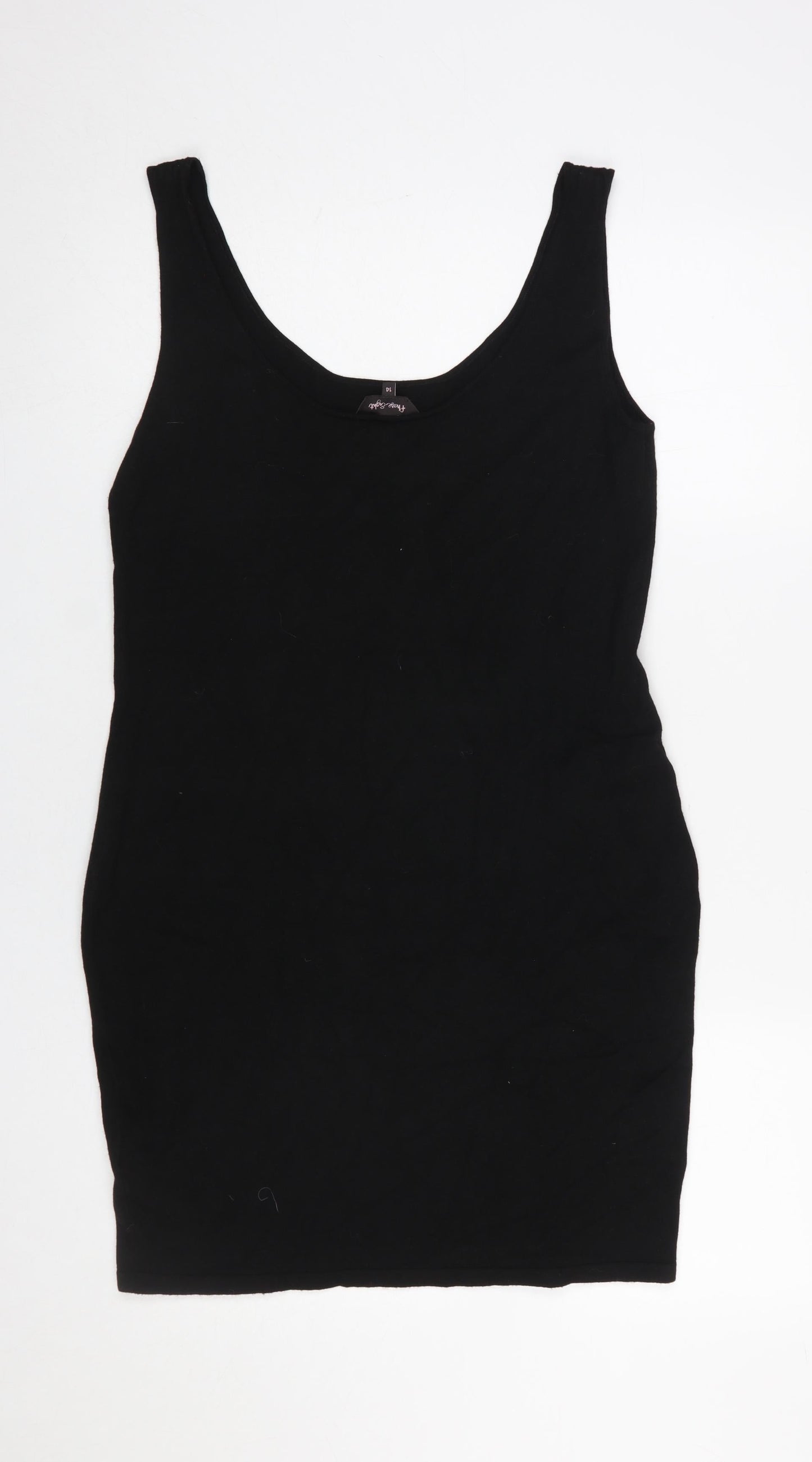 Phase Eight Women’s Black Sleeveless Bodycon Dress Size 14