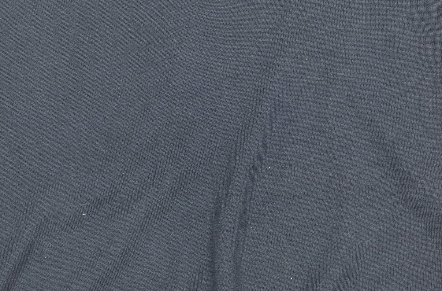 Rochas Paris Men's Blue Wool Blend V-Neck Jumper Size L
