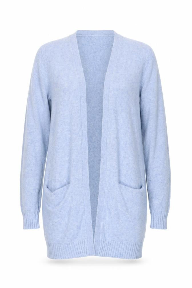 Vila Women Blue Long Sleeve Knit Cardigan Size S