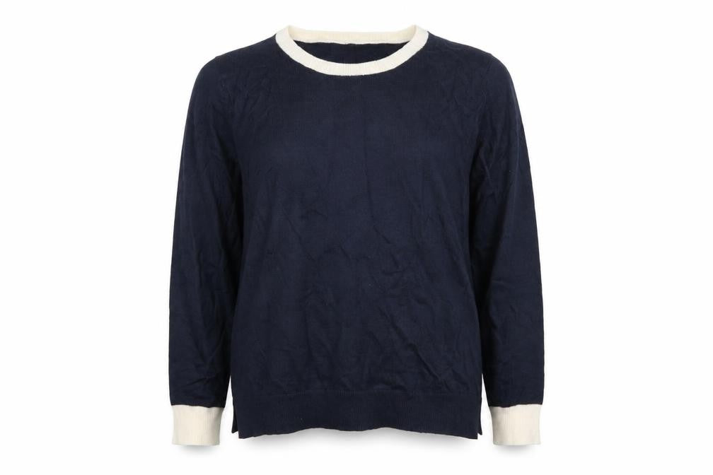Marks & Spencer Women’s Blue Crew Neck Acrylic Jumper Size 14