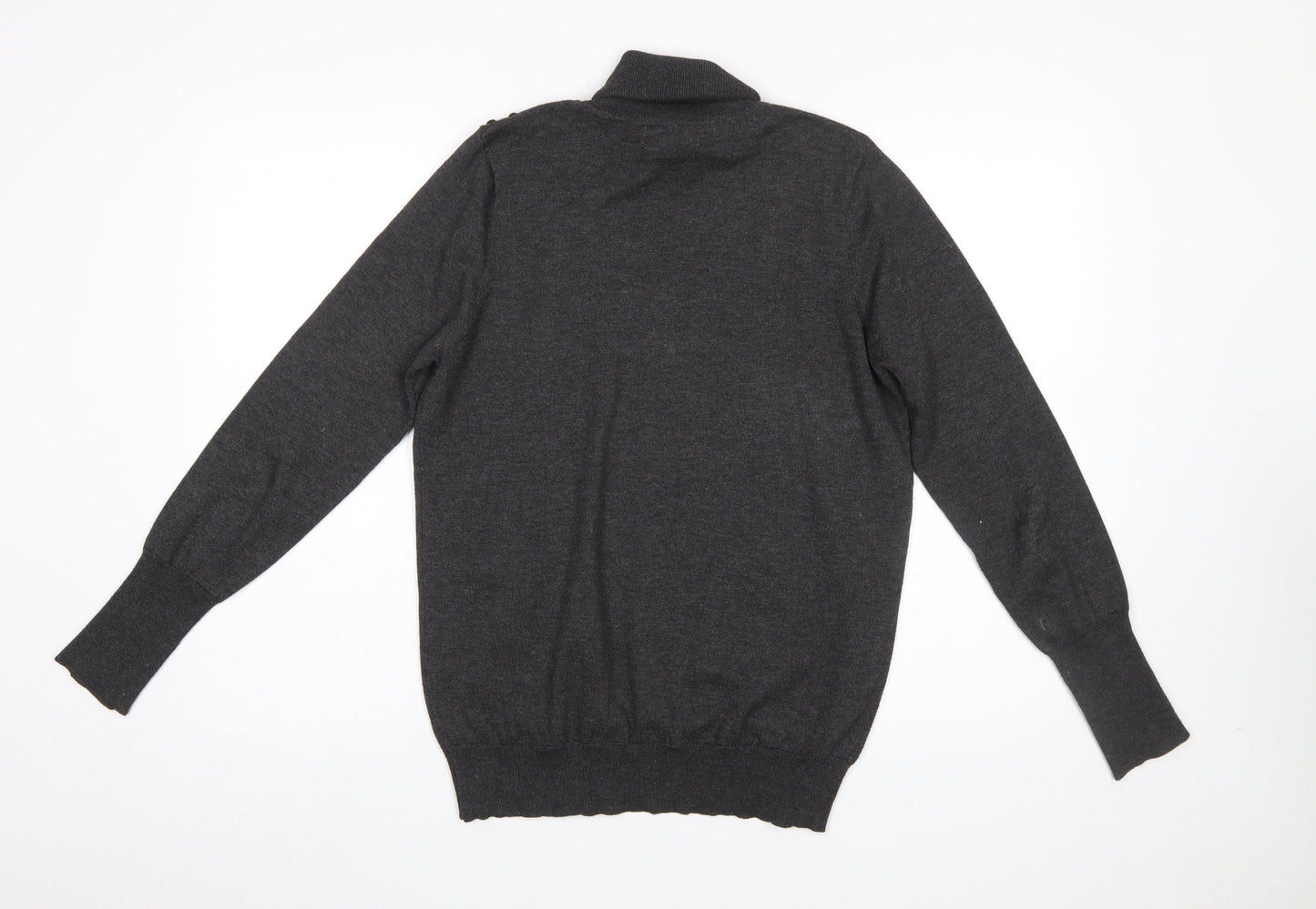 Joseph A. Women’s Grey Roll Neck Knit Jumper Size L