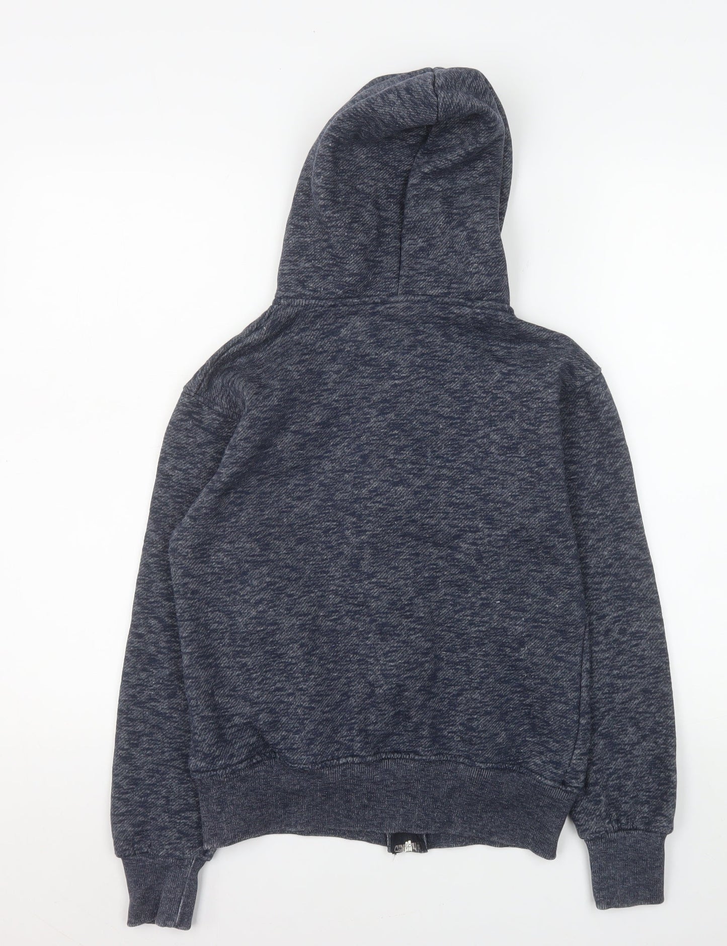 Nike Women's Blue Hooded Full Zip Cotton Jacket Size S