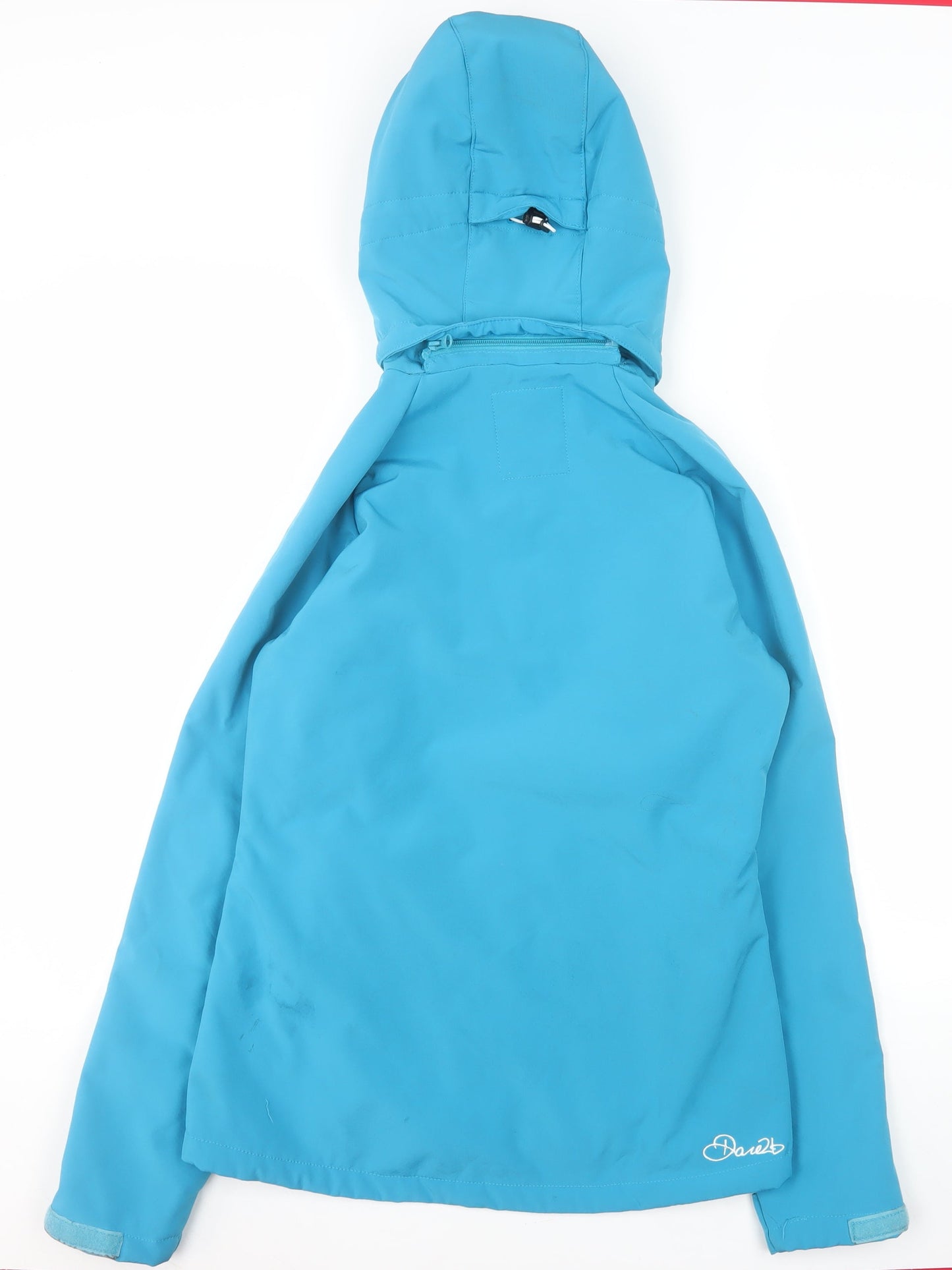 Dare 2b Womens Blue Softshell Hooded Mid-Length Jacket Size 10