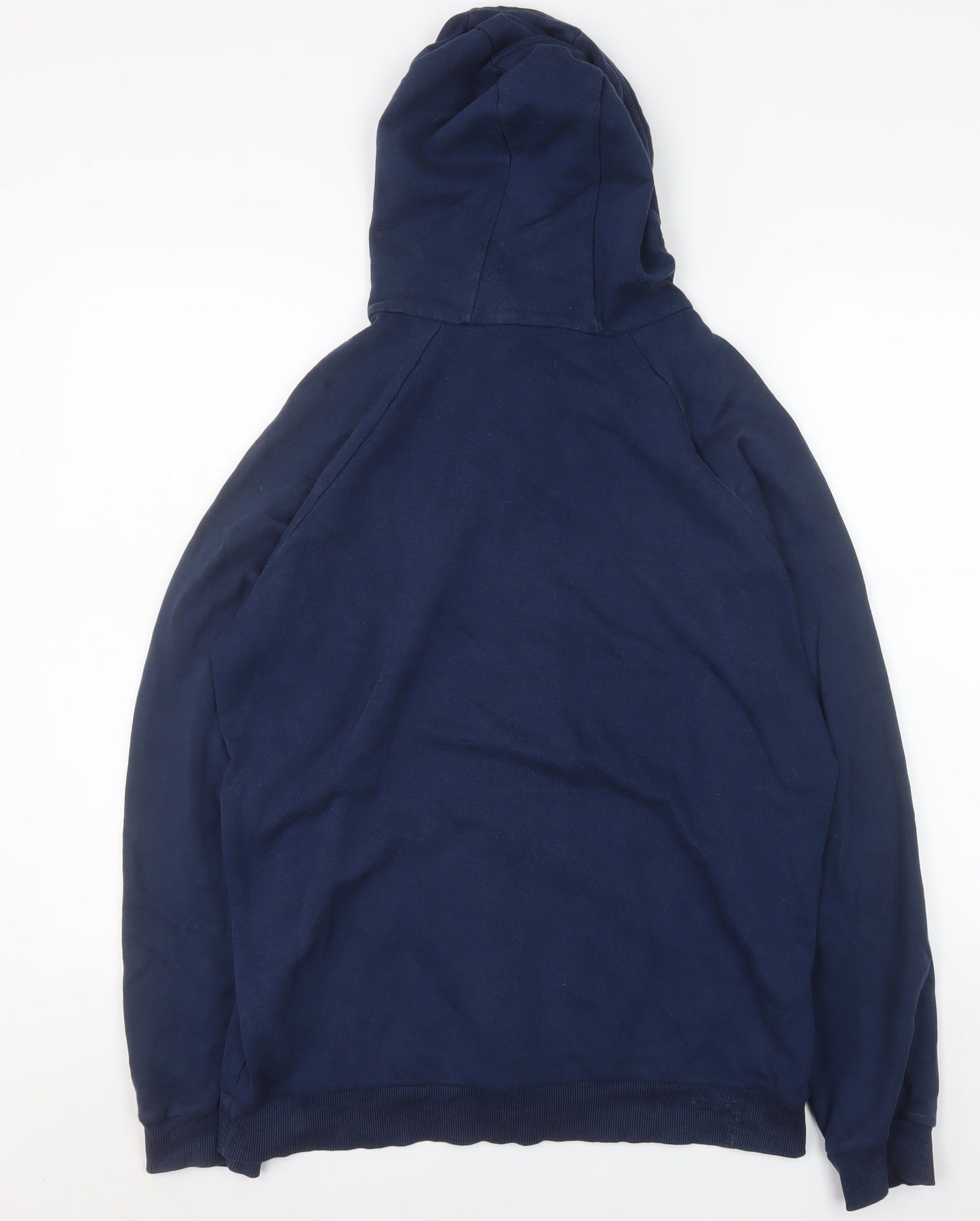 Under Armour Men’s Blue Full Zip Hooded Cotton Jacket Size M
