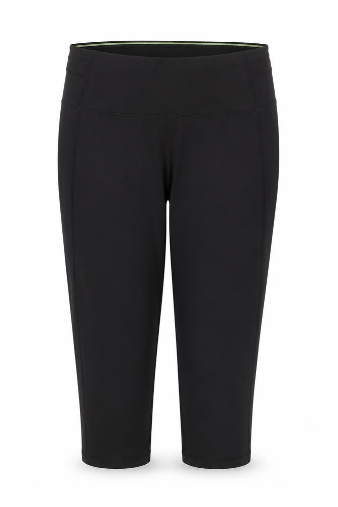 Calvin Klein Women Black Capri Leggings L Performance Activewear