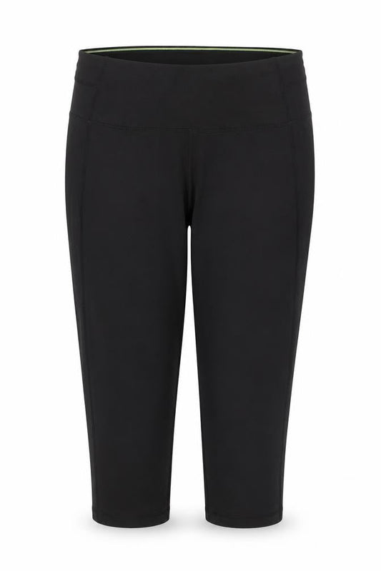 Calvin Klein Women Black Capri Leggings L Performance Activewear