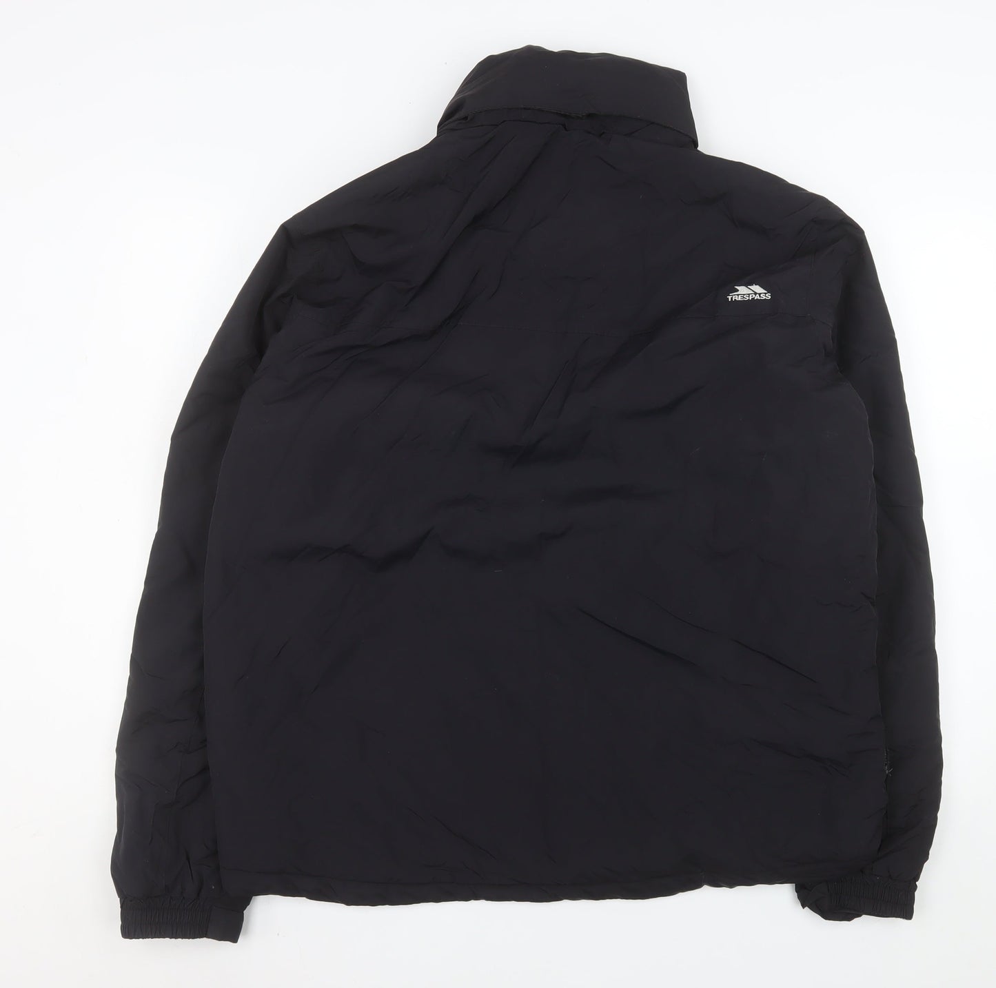 Trespass Men's Black L Waterproof Windproof Parka Jacket Lined Size L