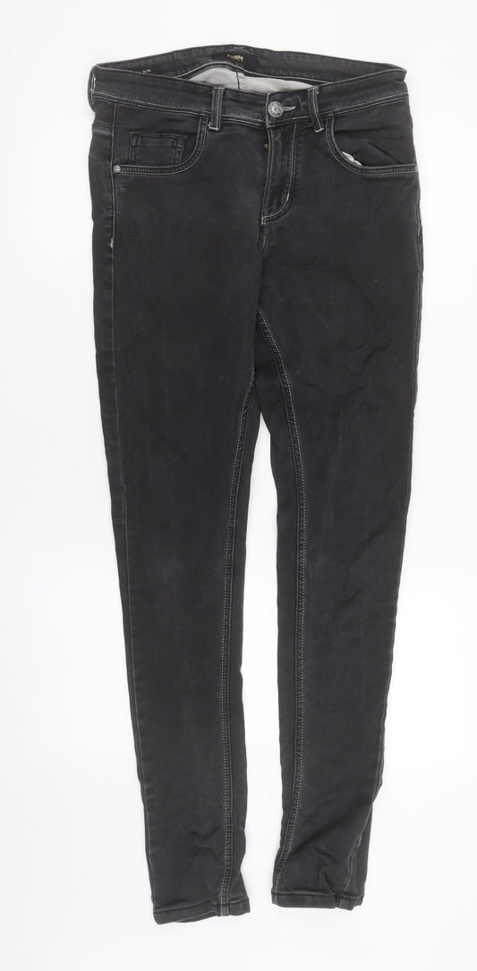 Trigger Men's Black Slim Fit Stretch Denim Jeans Size 30