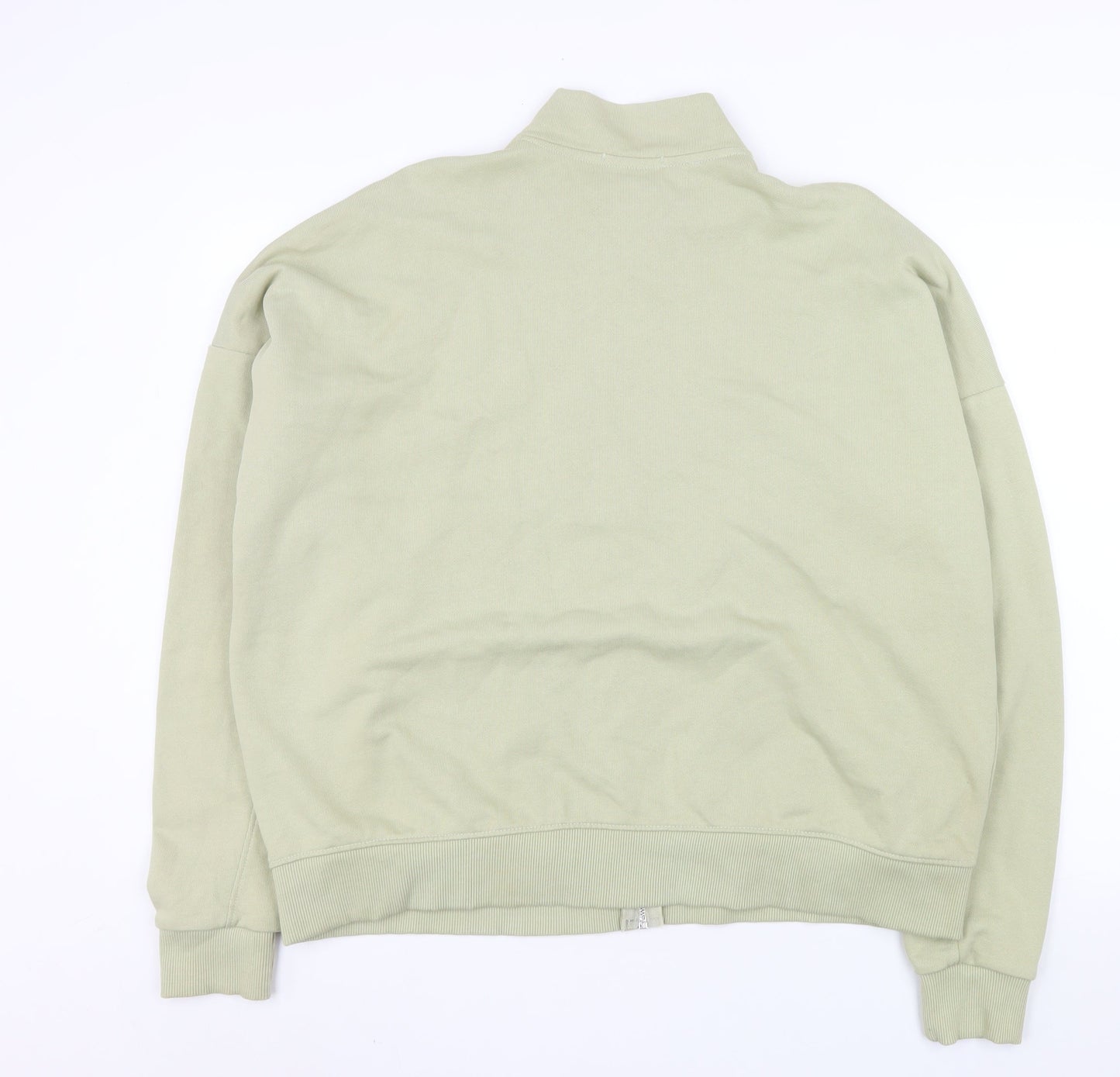 PrettyLittleThing Women’s Green Logo Full Zip Basic Jacket Size S