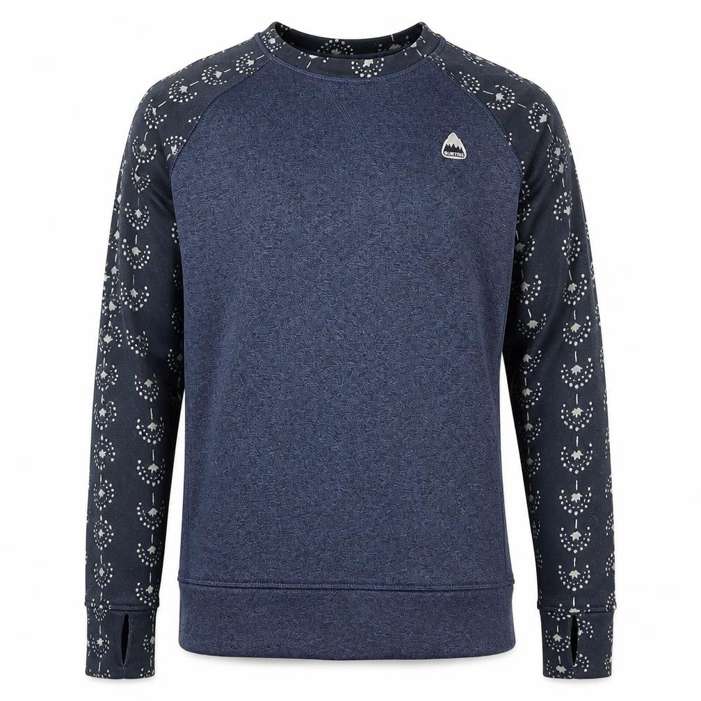 Burton Men's Blue XS Pullover Sweatshirt Long Sleeve Polyester