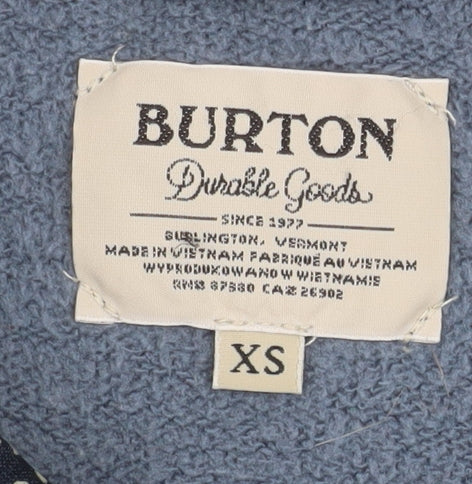 Burton Men's Blue XS Pullover Sweatshirt Long Sleeve Polyester