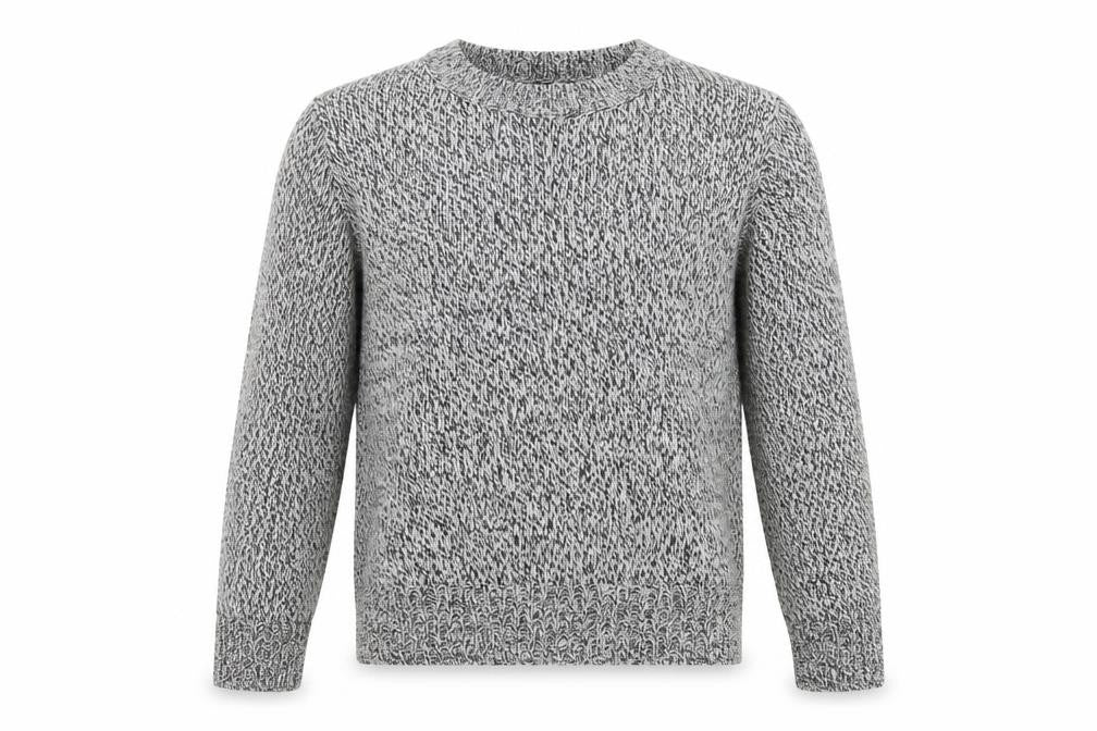 H&M Divided Men's Grey Chunky Knit Pullover Jumper Size M