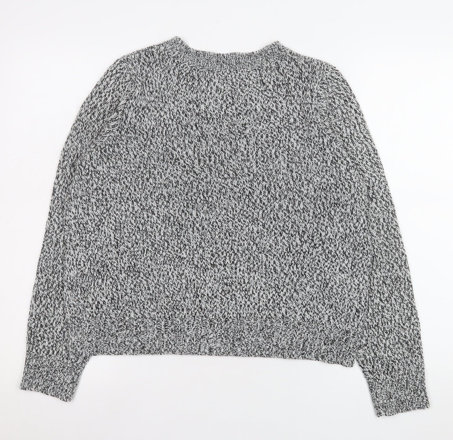 H&M Divided Men's Grey Chunky Knit Pullover Jumper Size M