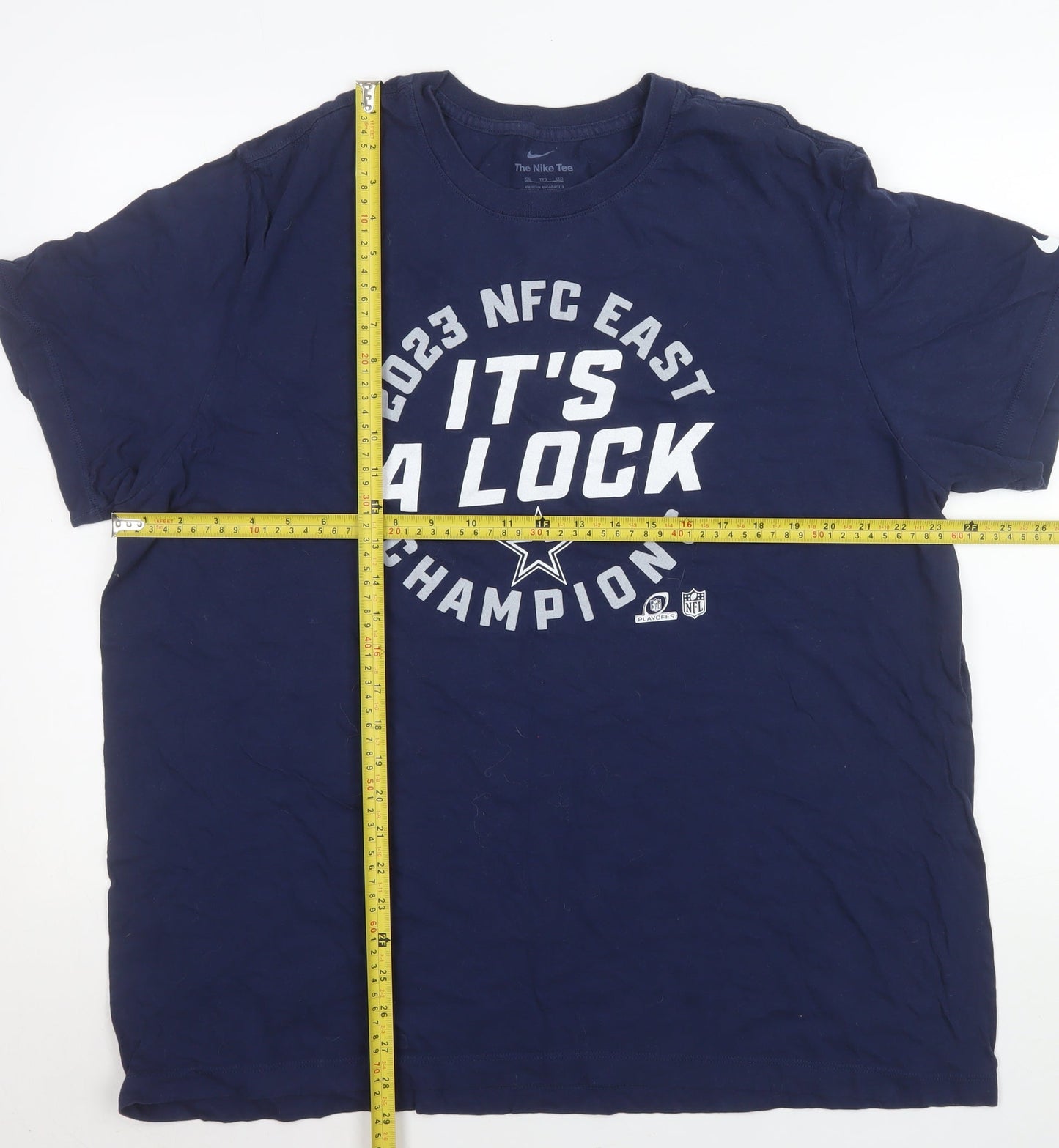 Nike Men’s Navy 2XL Dallas Cowboys Champions Graphic T-Shirt