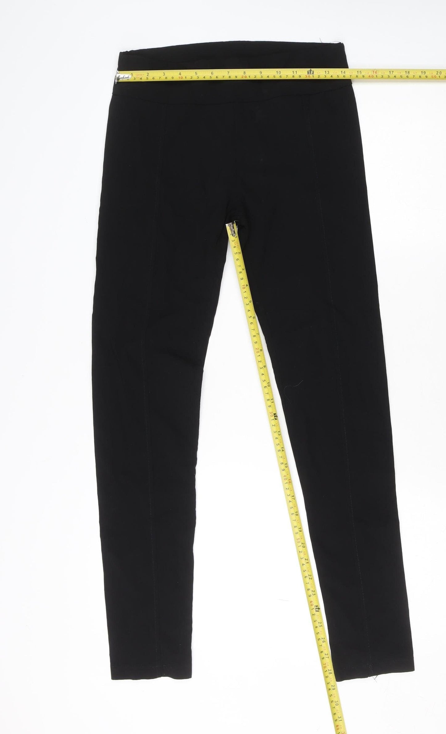 d.e.c.k. by Decollage Women's Black XL Viscose Stretch Leggings