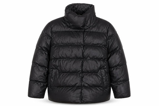 Next Womens Black Puffer Jacket Size 12 Warm Shower Resistant Winter Coat