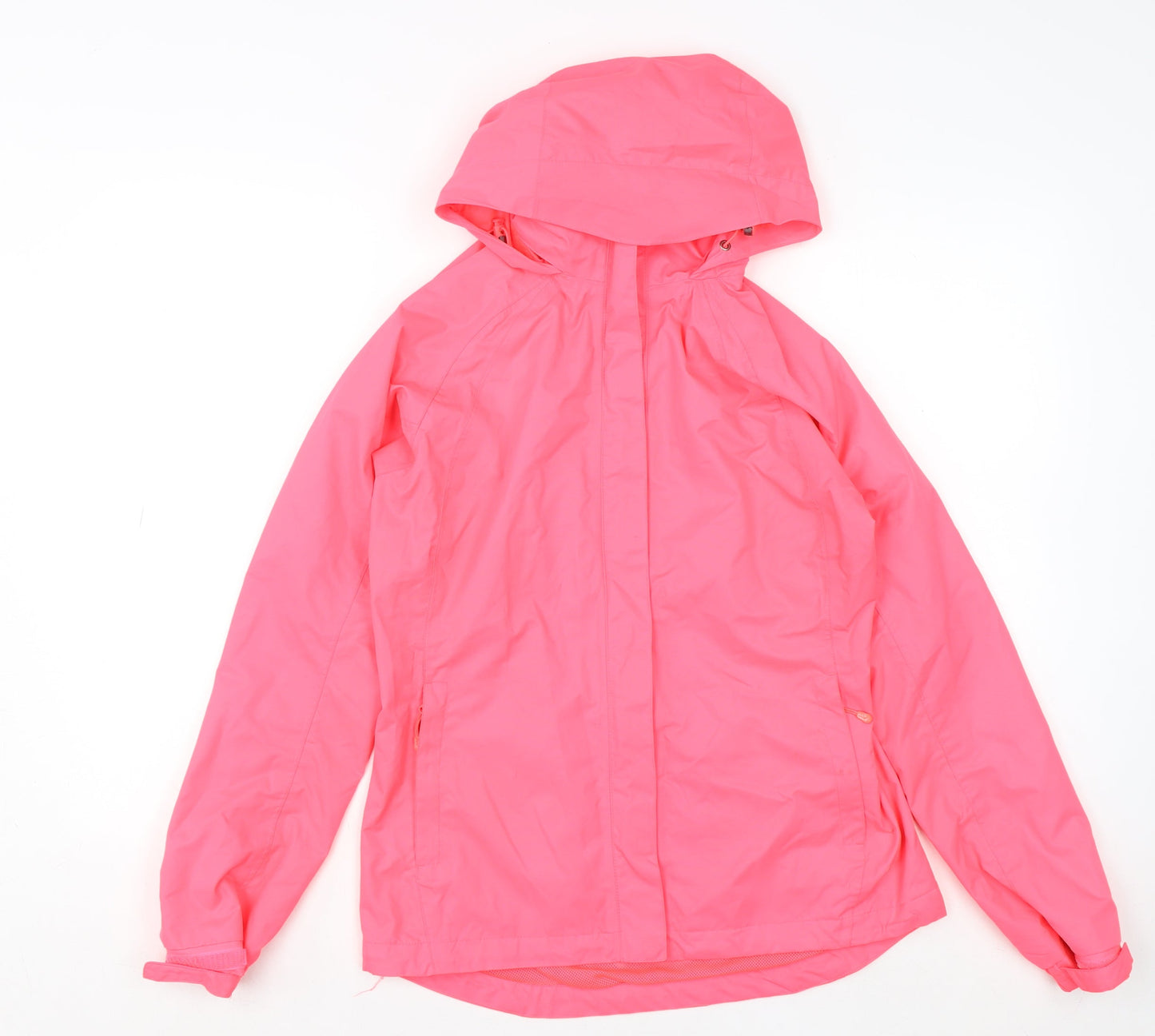 Dunnes Stores Women’s Pink Hooded Rain Coat Jacket Size 8