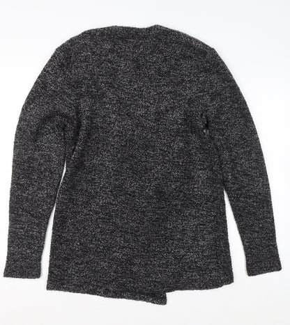 River Island Womens Grey Chunky-Knit Cardigan Size S