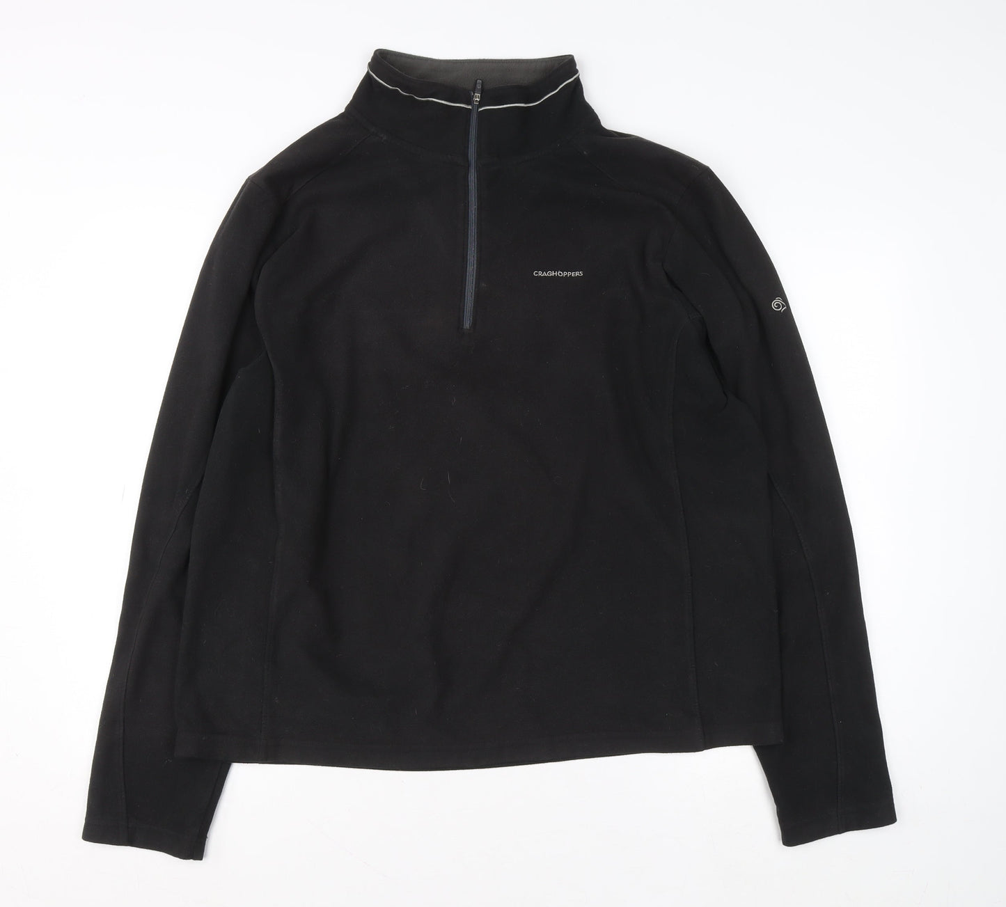 Craghoppers Men's Black XL Fleece 1/4 Zip Pullover Sweatshirt