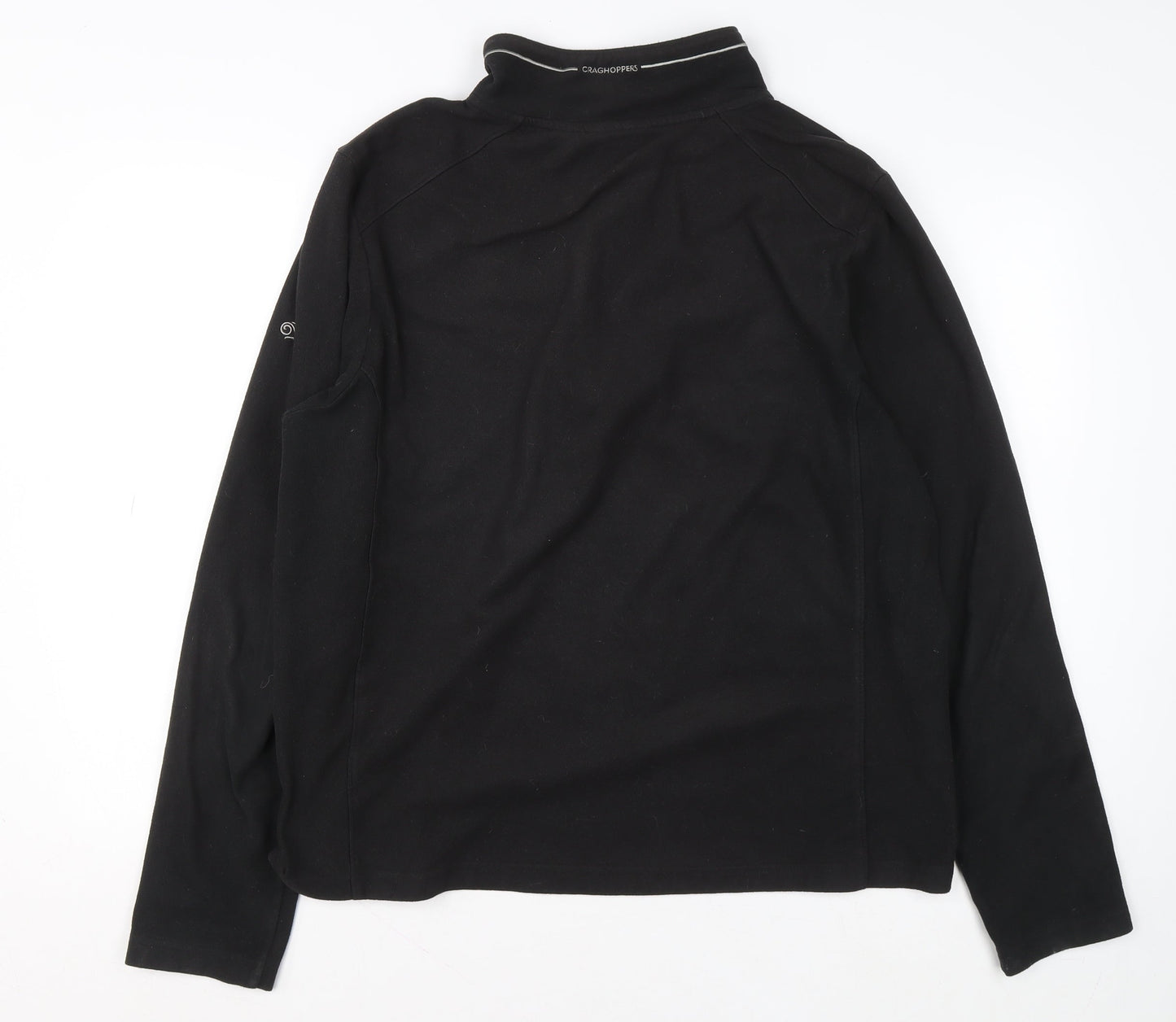 Craghoppers Men's Black XL Fleece 1/4 Zip Pullover Sweatshirt