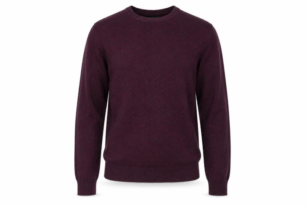 Red Herring Men's Purple Cotton Crew Neck Jumper Size S