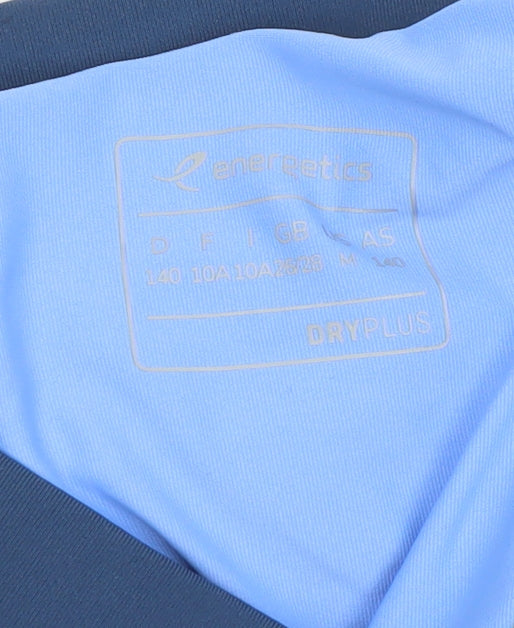 Energetics Girls Blue Polka Dot Athletic Running Shorts 10 Years