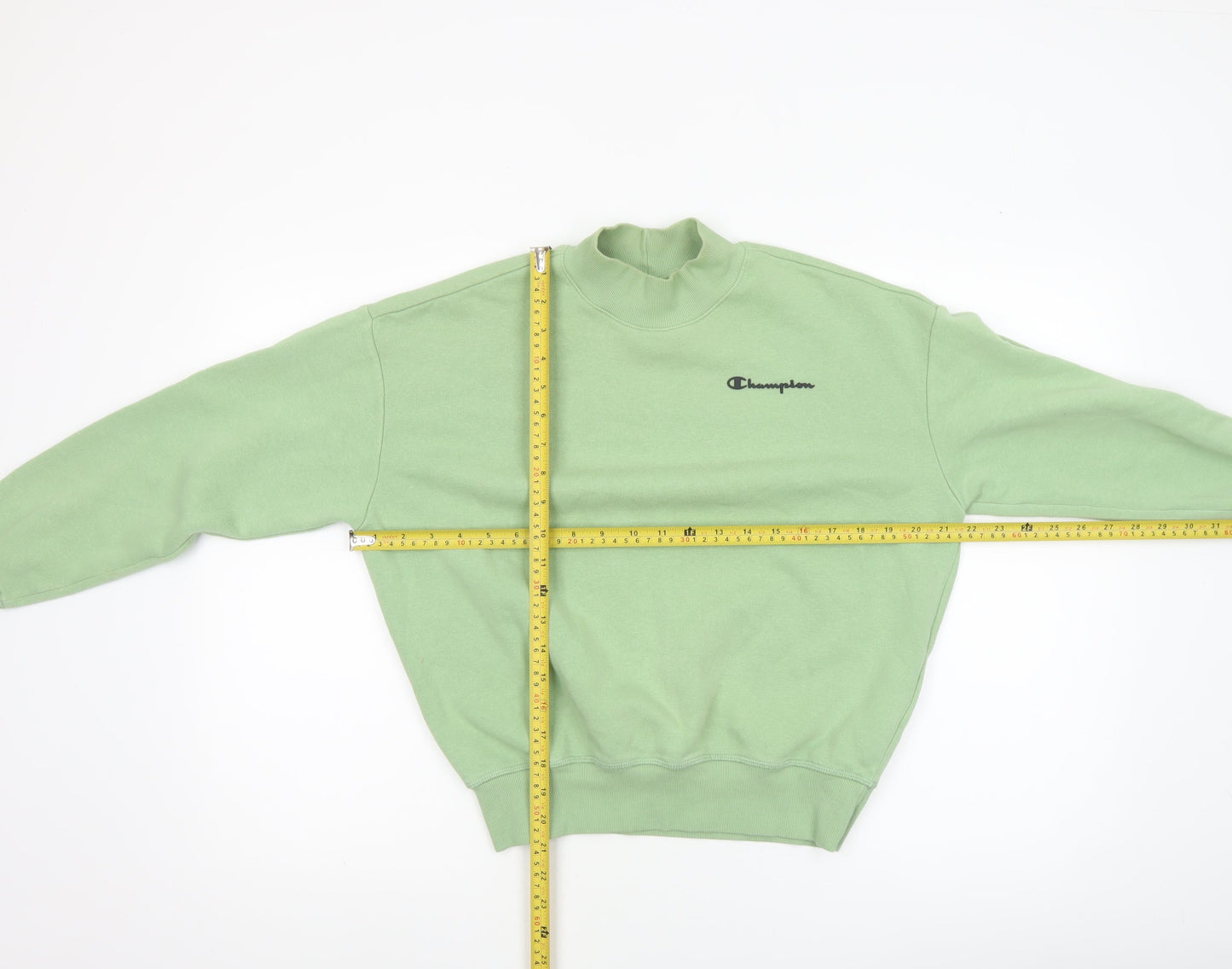 Champion Women's Green XS Pullover Sweatshirt Cotton Blend