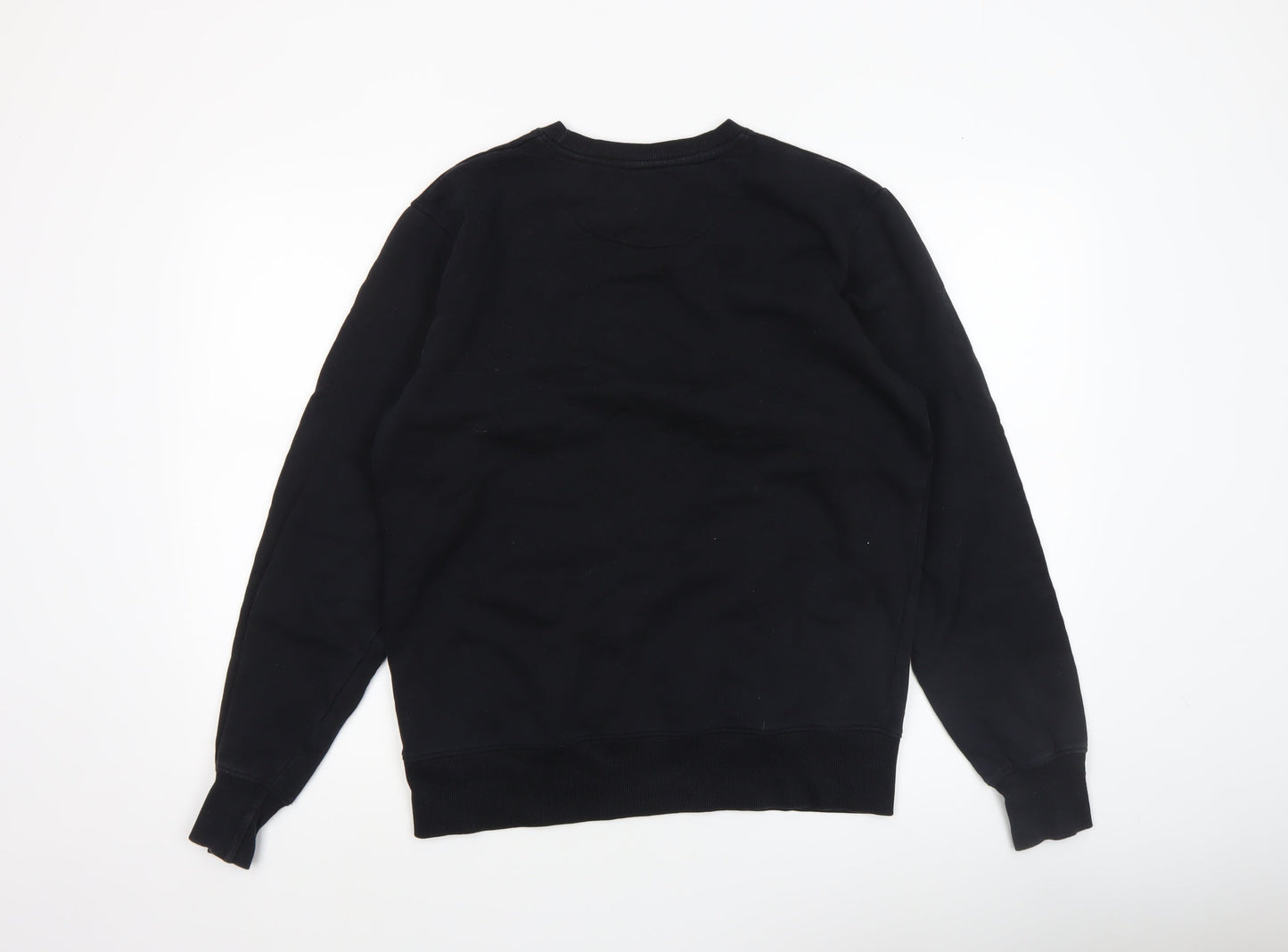 EarthPositive Viva Women Black Floral Vegan Print Sweatshirt Medium