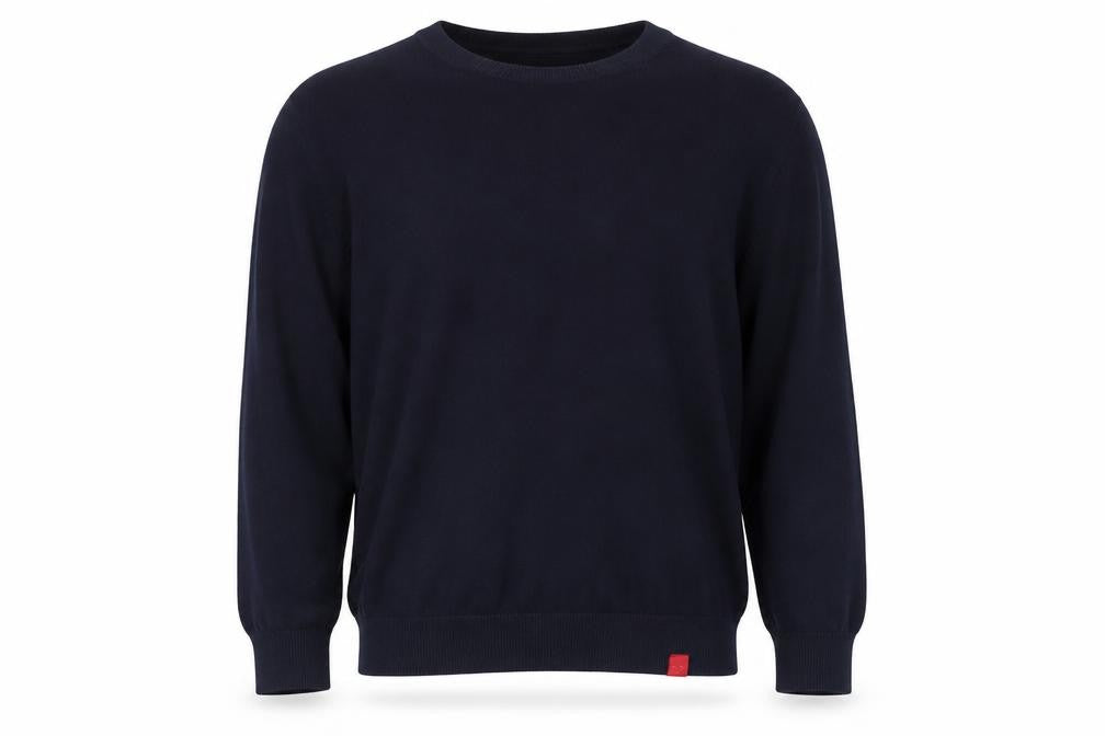 YOUR OWN EXPERIENCE Men's Blue Crew Neck Pullover Jumper M